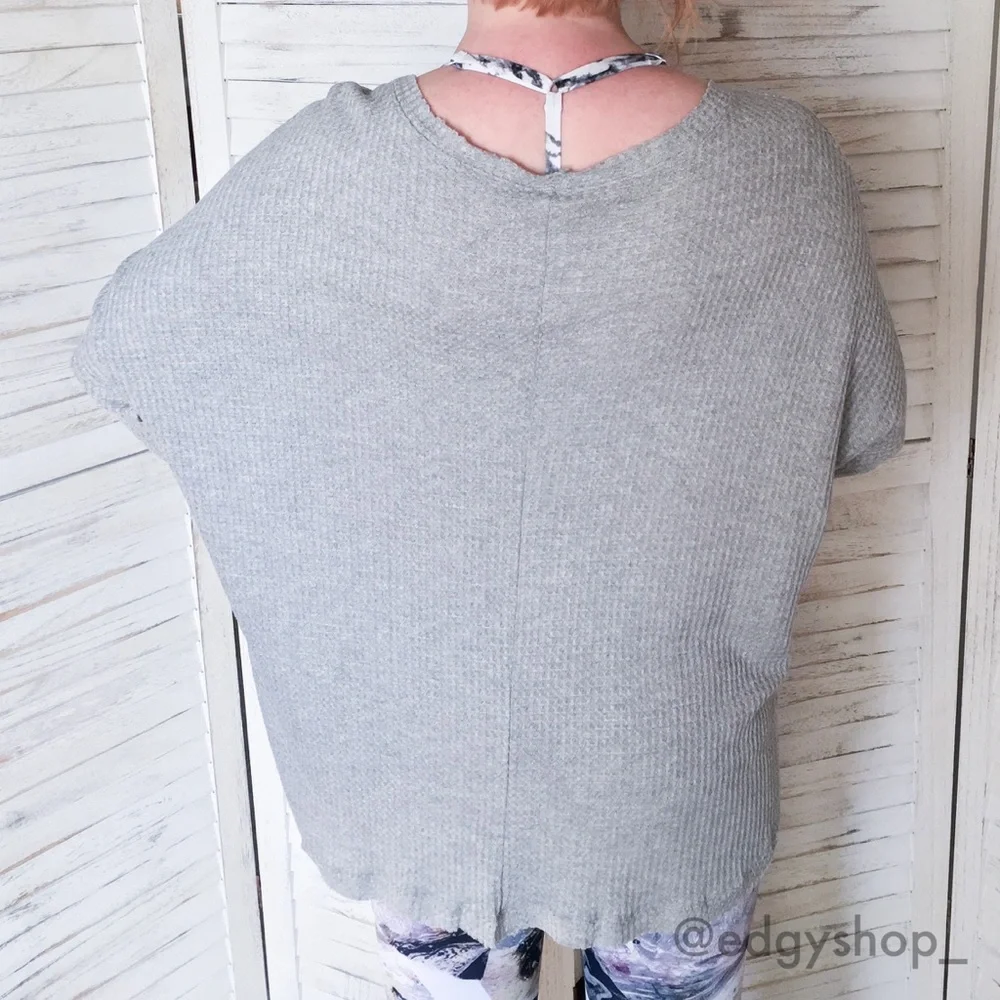 V Neck Thermal Long Sleeve Top - Picture 6 of 7